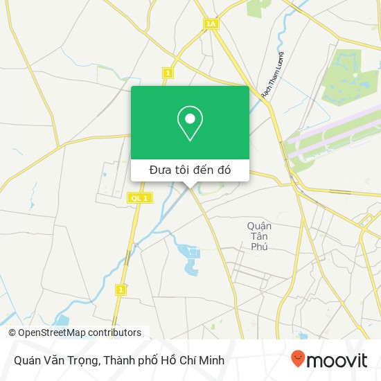Bản đồ Quán Văn Trọng, Hương Lộ 3 Quận Bình Tân, Thành Phố Hồ Chí Minh
