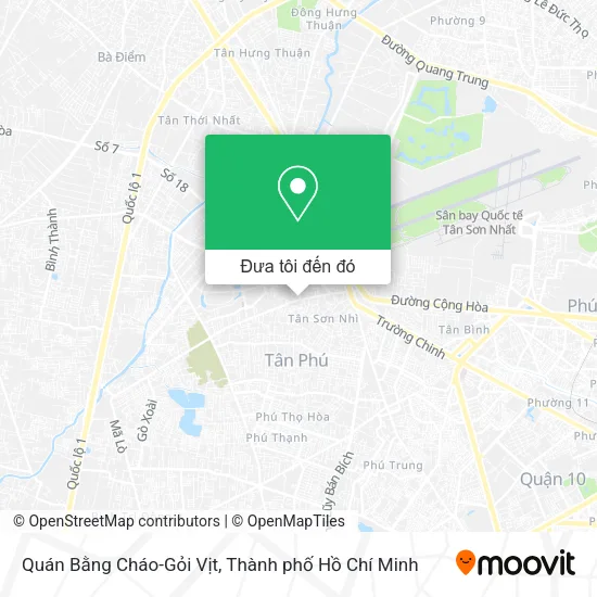 Bản đồ Quán Bằng Cháo-Gỏi Vịt