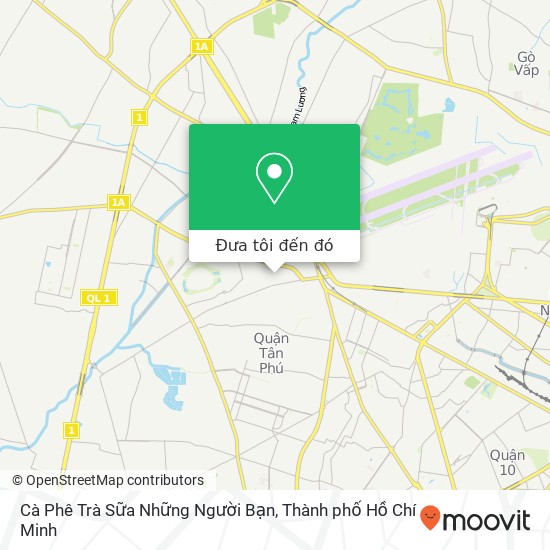 Bản đồ Cà Phê Trà Sữa Những Người Bạn, 33 ĐƯỜNG Sơn Kỳ Quận Tân Phú, Thành Phố Hồ Chí Minh
