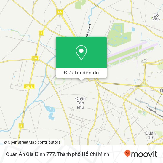 Bản đồ Quán Ăn Gia Đình 777, ĐƯỜNG Sơn Kỳ Quận Tân Phú, Thành Phố Hồ Chí Minh