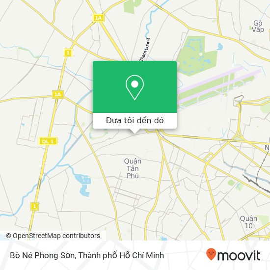 Bản đồ Bò Né Phong Sơn, 261 ĐƯỜNG Tân Kỳ Tân Quý Quận Tân Phú, Thành Phố Hồ Chí Minh