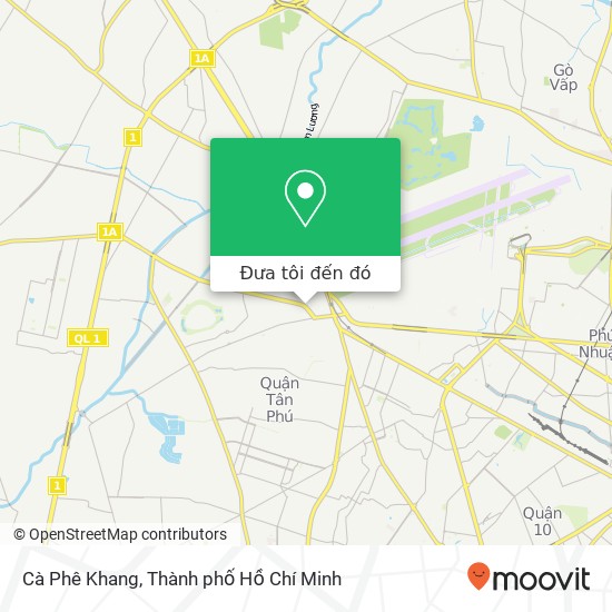 Bản đồ Cà Phê Khang, ĐƯỜNG Lê Trọng Tấn Quận Tân Phú, Thành Phố Hồ Chí Minh