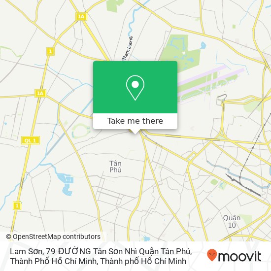 Bản đồ Lam Sơn, 79 ĐƯỜNG Tân Sơn Nhì Quận Tân Phú, Thành Phố Hồ Chí Minh