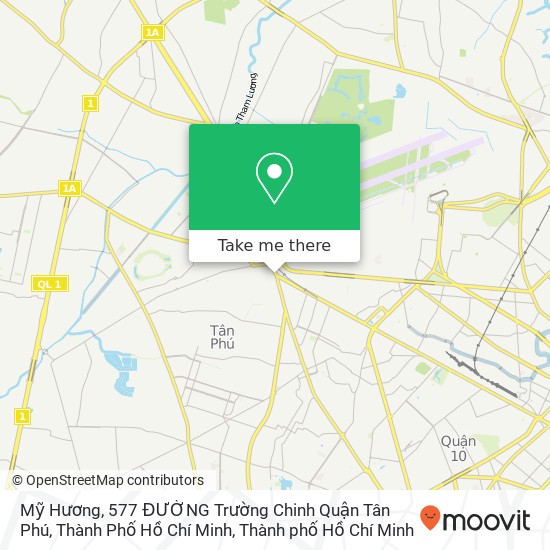 Bản đồ Mỹ Hương, 577 ĐƯỜNG Trường Chinh Quận Tân Phú, Thành Phố Hồ Chí Minh