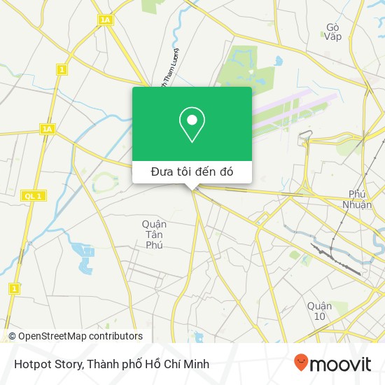 Bản đồ Hotpot Story, ĐƯỜNG Âu Cơ Quận Tân Phú, Thành Phố Hồ Chí Minh