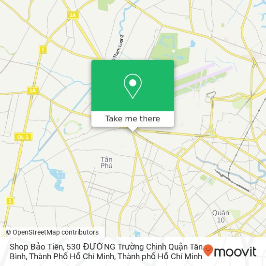 Bản đồ Shop Bảo Tiên, 530 ĐƯỜNG Trường Chinh Quận Tân Bình, Thành Phố Hồ Chí Minh
