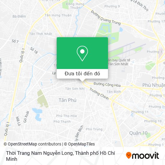 Bản đồ Thời Trang Nam Nguyễn Long