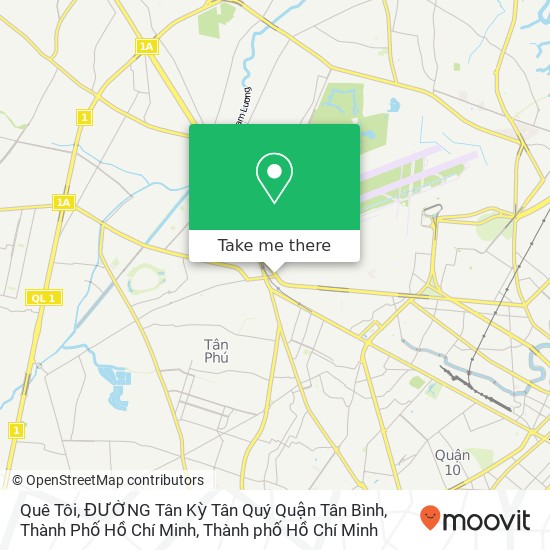 Bản đồ Quê Tôi, ĐƯỜNG Tân Kỳ Tân Quý Quận Tân Bình, Thành Phố Hồ Chí Minh
