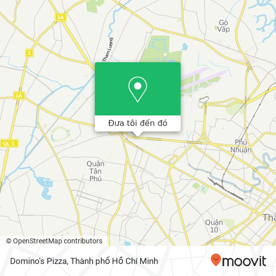 Bản đồ Domino's Pizza, 371 ĐƯỜNG Cộng Hòa Quận Tân Bình, Thành Phố Hồ Chí Minh