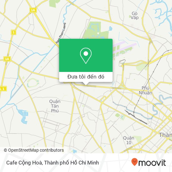 Bản đồ Cafe Cộng Hoà, 283 ĐƯỜNG Cộng Hòa Quận Tân Bình, Thành Phố Hồ Chí Minh