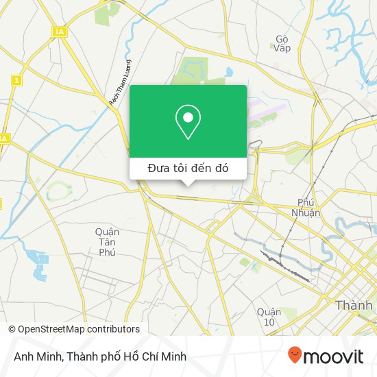 Bản đồ Anh Minh, ĐƯỜNG Hoàng Hoa Thám Quận Tân Bình, Thành Phố Hồ Chí Minh