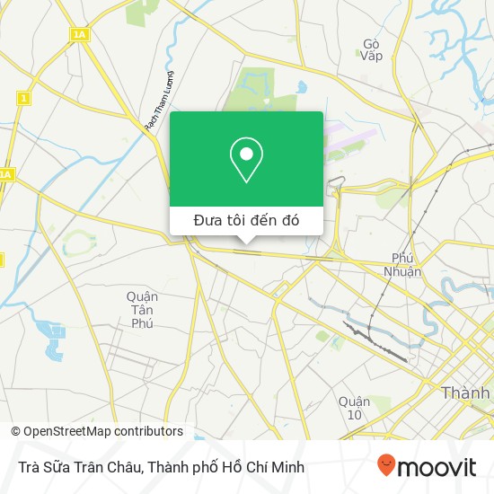 Bản đồ Trà Sữa Trân Châu, ĐƯỜNG Hoàng Hoa Thám Quận Tân Bình, Thành Phố Hồ Chí Minh