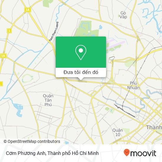 Bản đồ Cơm Phương Anh, 296 ĐƯỜNG Cộng Hòa Quận Tân Bình, Thành Phố Hồ Chí Minh