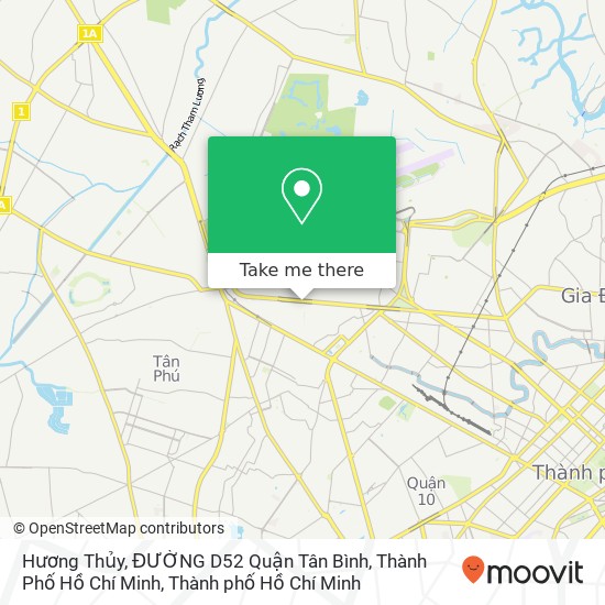 Bản đồ Hương Thủy, ĐƯỜNG D52 Quận Tân Bình, Thành Phố Hồ Chí Minh