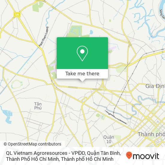 Bản đồ QL Vietnam Agroresources - VPĐD, Quận Tân Bình, Thành Phố Hồ Chí Minh