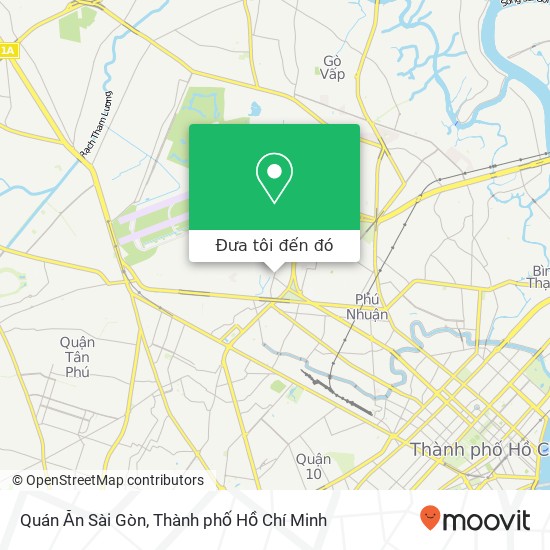Bản đồ Quán Ăn Sài Gòn, ĐƯỜNG Thăng Long Quận Tân Bình, Thành Phố Hồ Chí Minh