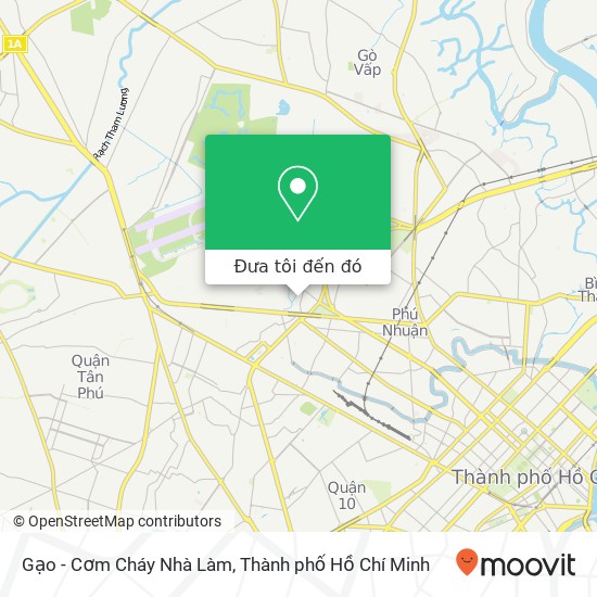 Bản đồ Gạo - Cơm Cháy Nhà Làm, 10 ĐƯỜNG Ba Vì Quận Tân Bình, Thành Phố Hồ Chí Minh
