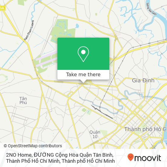 Bản đồ 2NO Home, ĐƯỜNG Cộng Hòa Quận Tân Bình, Thành Phố Hồ Chí Minh