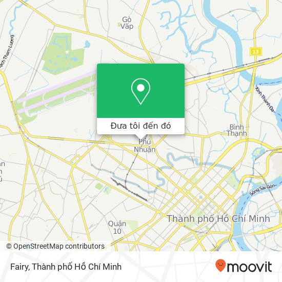 Bản đồ Fairy, 72 ĐƯỜNG Hồ Văn Huê Quận Phú Nhuận, Thành Phố Hồ Chí Minh