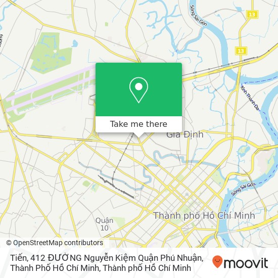 Bản đồ Tiến, 412 ĐƯỜNG Nguyễn Kiệm Quận Phú Nhuận, Thành Phố Hồ Chí Minh
