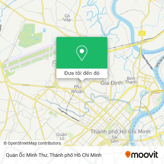Bản đồ Quán Ốc Minh Thư
