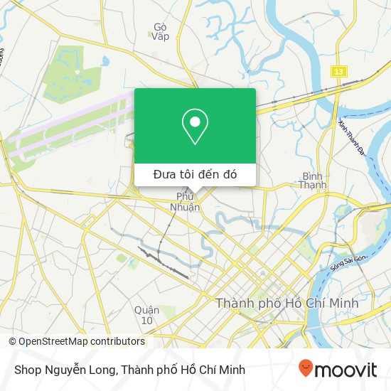 Bản đồ Shop Nguyễn Long, 416 ĐƯỜNG Nguyễn Kiệm Quận Phú Nhuận, Thành Phố Hồ Chí Minh