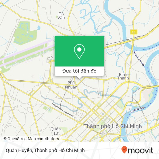 Bản đồ Quán Huyền, ĐƯỜNG Phan Xích Long Quận Phú Nhuận, Thành Phố Hồ Chí Minh