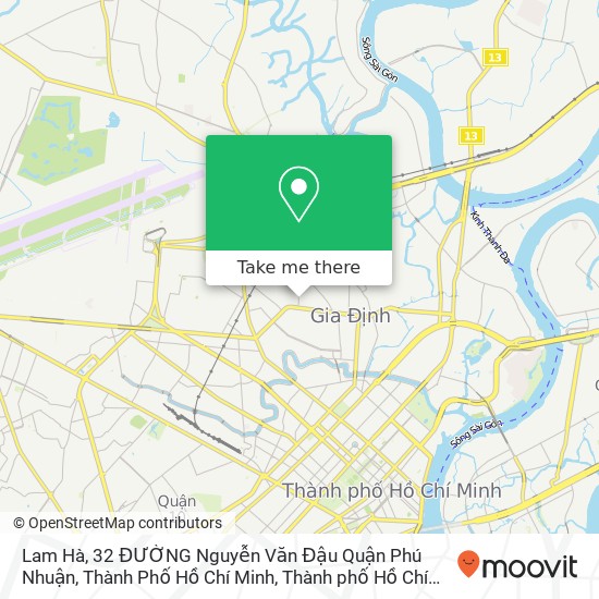 Bản đồ Lam Hà, 32 ĐƯỜNG Nguyễn Văn Đậu Quận Phú Nhuận, Thành Phố Hồ Chí Minh