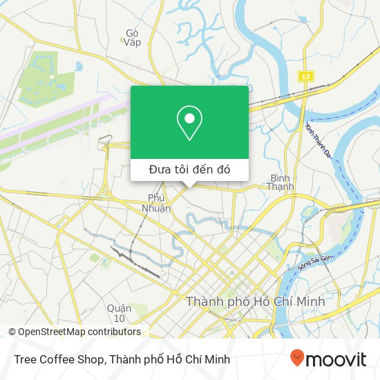 Bản đồ Tree Coffee Shop, 18 ĐƯỜNG Ký Con Quận Phú Nhuận, Thành Phố Hồ Chí Minh