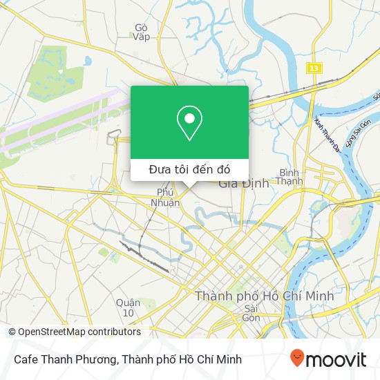 Bản đồ Cafe Thanh Phương