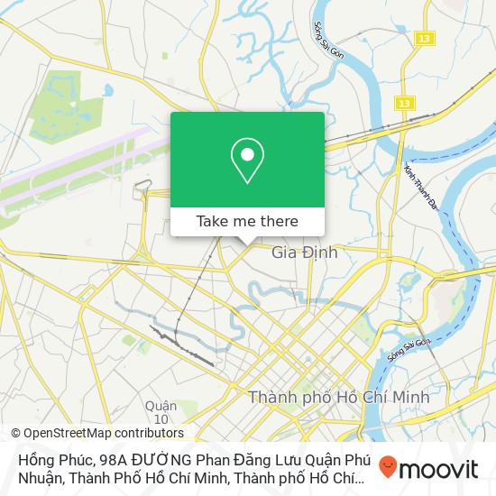 Bản đồ Hồng Phúc, 98A ĐƯỜNG Phan Đăng Lưu Quận Phú Nhuận, Thành Phố Hồ Chí Minh