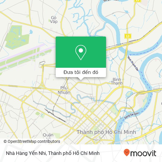 Bản đồ Nhà Hàng Yến Nhi, ĐƯỜNG Nguyễn Văn Đậu Quận Phú Nhuận, Thành Phố Hồ Chí Minh