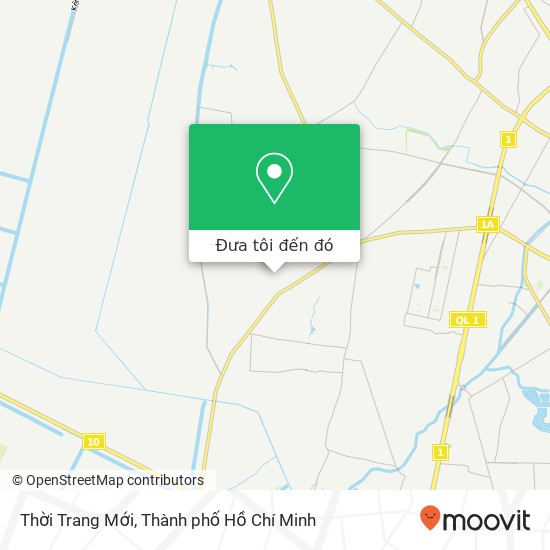 Bản đồ Thời Trang Mới, ĐƯỜNG Liên Ấp 1-2-3 Huyện Bình Chánh, Thành Phố Hồ Chí Minh