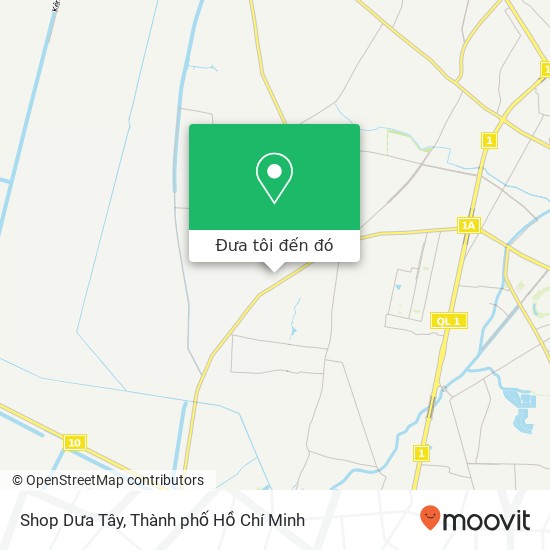 Bản đồ Shop Dưa Tây, ĐƯỜNG Liên Ấp 1-2-3 Huyện Bình Chánh, Thành Phố Hồ Chí Minh