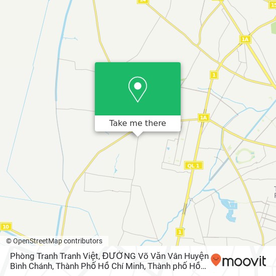 Bản đồ Phòng Tranh Tranh Việt, ĐƯỜNG Võ Văn Vân Huyện Bình Chánh, Thành Phố Hồ Chí Minh