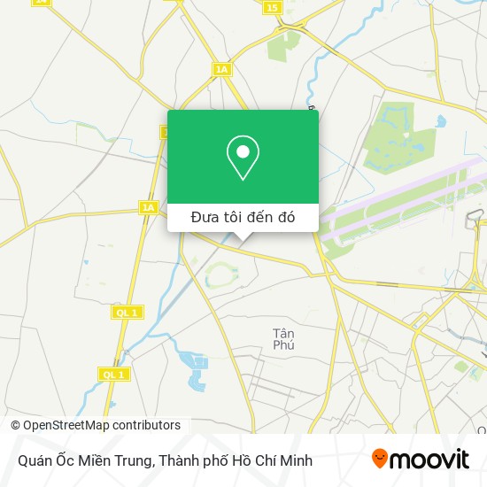 Bản đồ Quán Ốc Miền Trung