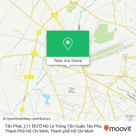 Bản đồ Tấn Phát, 211 ĐƯỜNG Lê Trọng Tấn Quận Tân Phú, Thành Phố Hồ Chí Minh