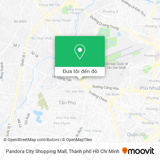 Bản đồ Pandora City Shopping Mall