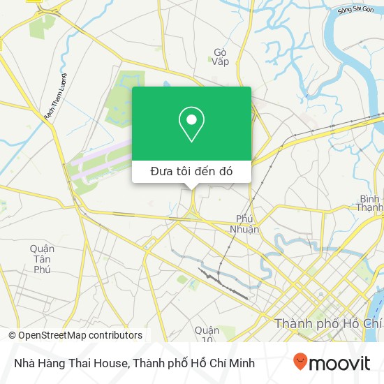 Bản đồ Nhà Hàng Thai House, HẺM 33 Trường Sơn Quận Tân Bình, Thành Phố Hồ Chí Minh