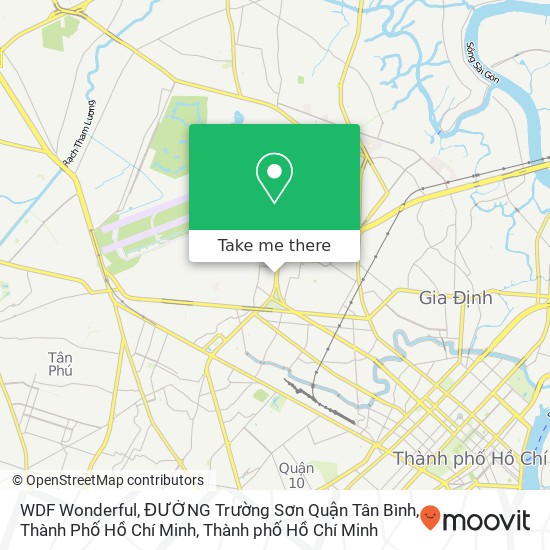 Bản đồ WDF Wonderful, ĐƯỜNG Trường Sơn Quận Tân Bình, Thành Phố Hồ Chí Minh