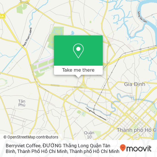 Bản đồ Berryviet Coffee, ĐƯỜNG Thăng Long Quận Tân Bình, Thành Phố Hồ Chí Minh