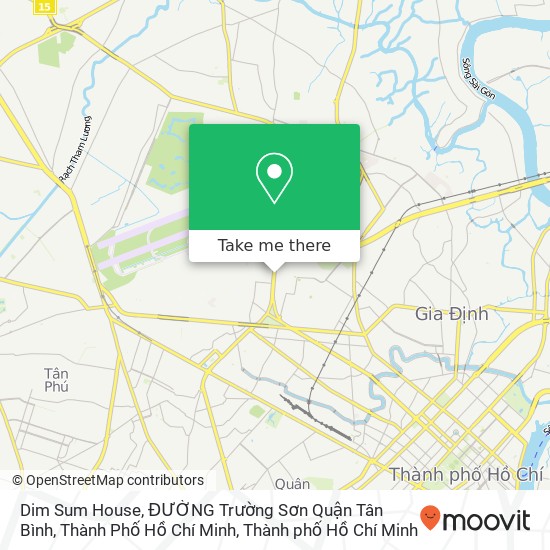 Bản đồ Dim Sum House, ĐƯỜNG Trường Sơn Quận Tân Bình, Thành Phố Hồ Chí Minh