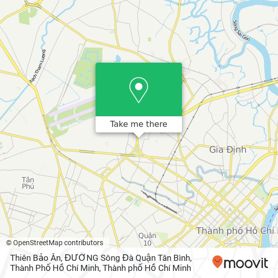 Bản đồ Thiên Bảo Ân, ĐƯỜNG Sông Đà Quận Tân Bình, Thành Phố Hồ Chí Minh