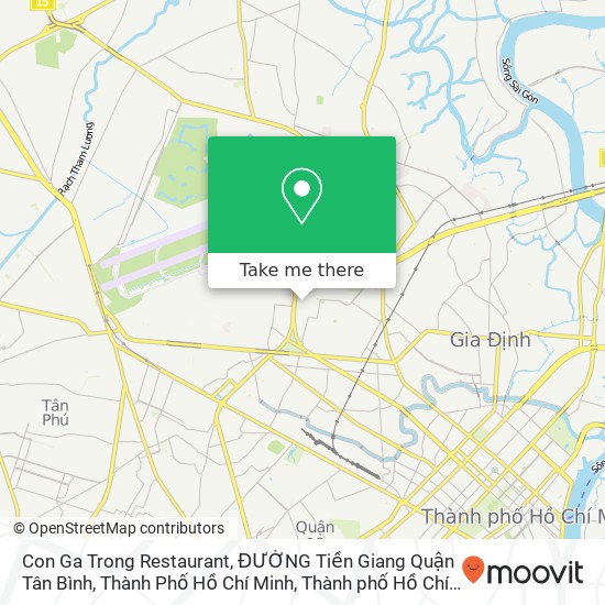 Bản đồ Con Ga Trong Restaurant, ĐƯỜNG Tiền Giang Quận Tân Bình, Thành Phố Hồ Chí Minh
