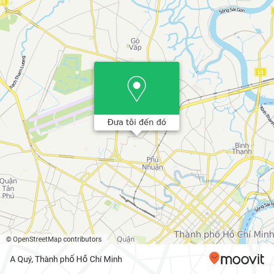 Bản đồ A Quý, ĐƯỜNG Hoàng Minh Giám Quận Phú Nhuận, Thành Phố Hồ Chí Minh