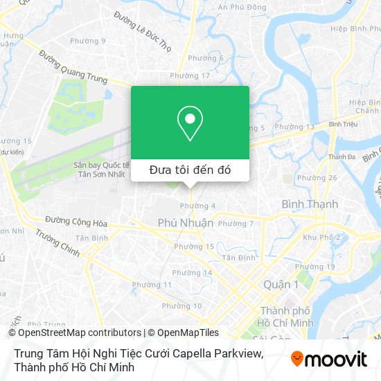 Bản đồ Trung Tâm Hội Nghi Tiệc Cưới Capella Parkview
