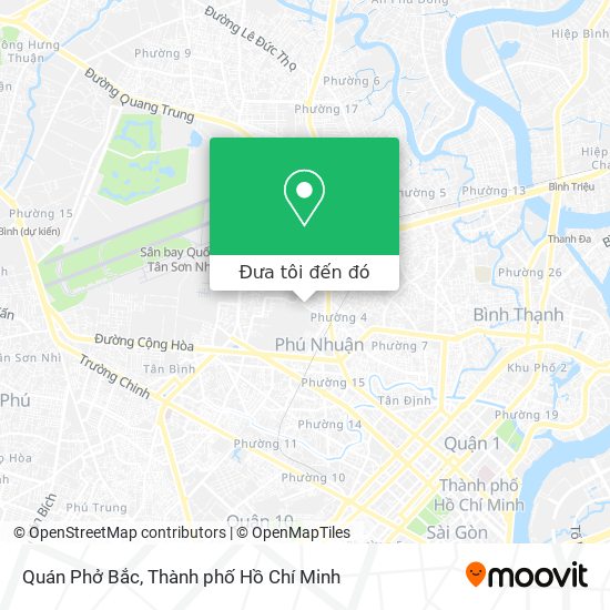 Bản đồ Quán Phở Bắc