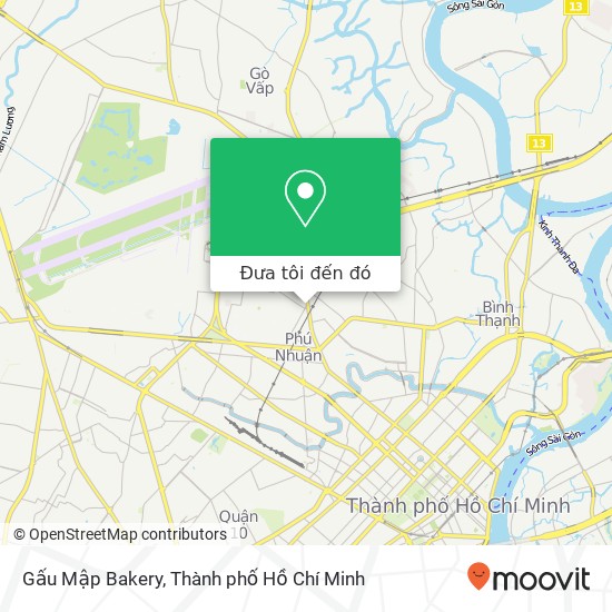 Bản đồ Gấu Mập Bakery, ĐƯỜNG Hồ Văn Huê Quận Phú Nhuận, Thành Phố Hồ Chí Minh