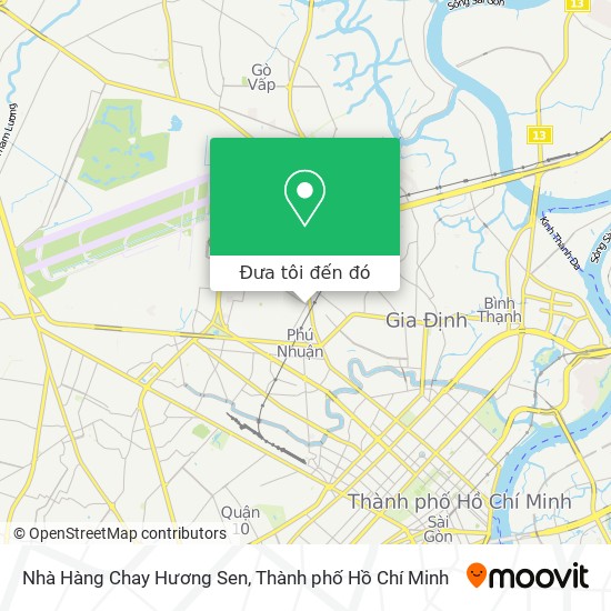Bản đồ Nhà Hàng Chay Hương Sen