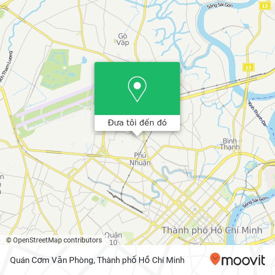 Bản đồ Quán Cơm Văn Phòng, 70 ĐƯỜNG Đào Duy Anh Quận Phú Nhuận, Thành Phố Hồ Chí Minh